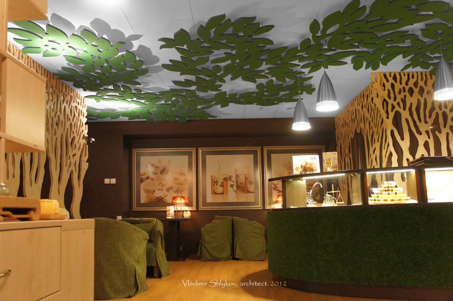 Интерьер чайного магазина