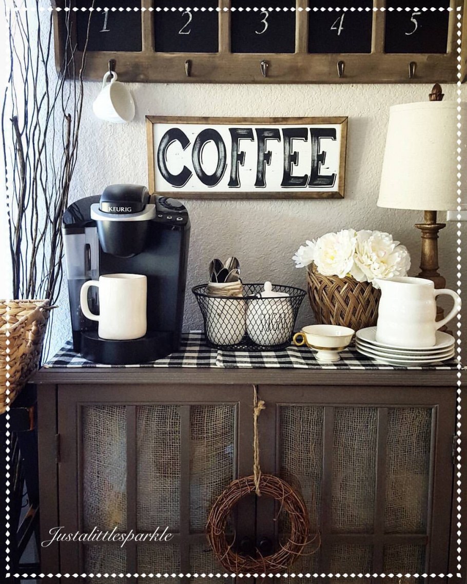 Кофе бар дома на кухне фото