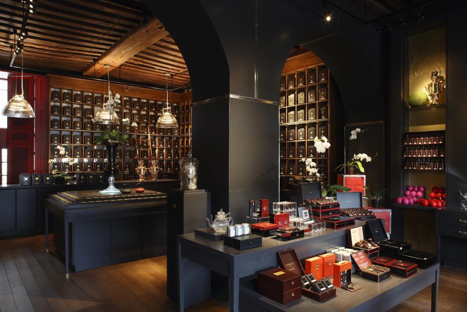 Интерьер чайного магазина