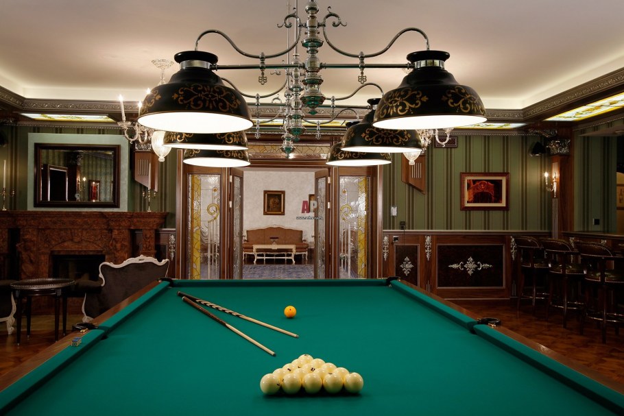 Бильярдная интерьер