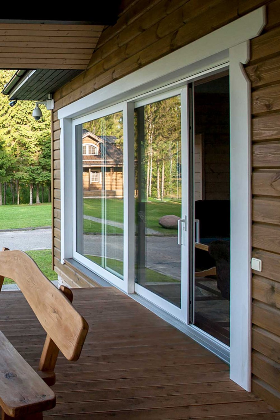 Окна на веранду на даче