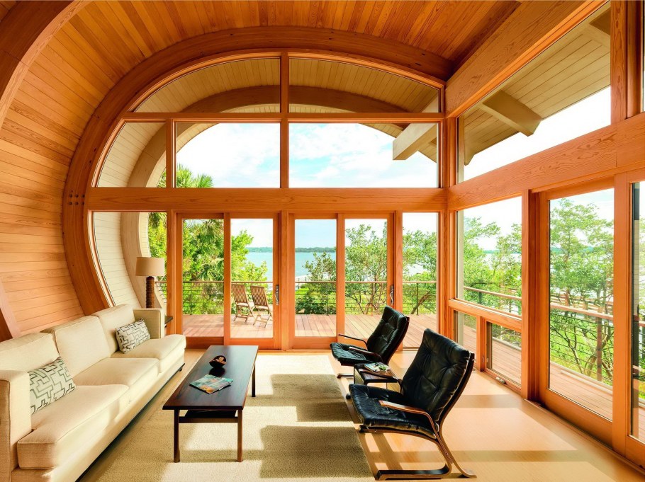 Остекление террасы каркасник