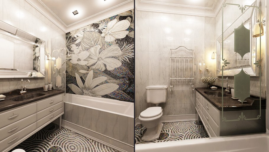 Санузел арт деко