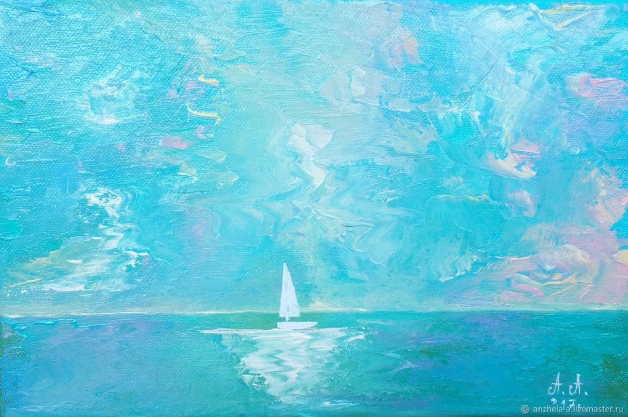 Бирюзовая картина