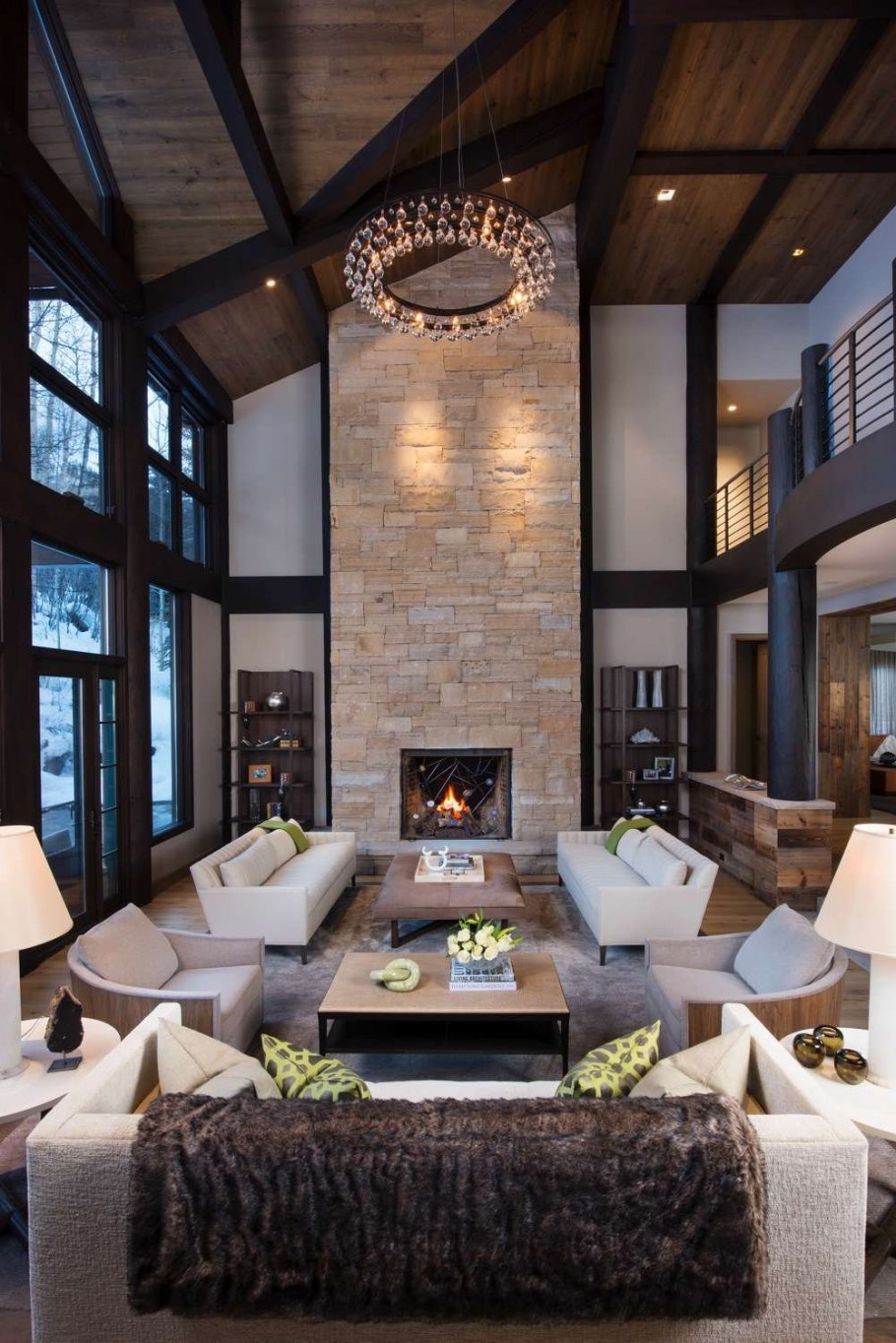 Современный интерьер коттеджа