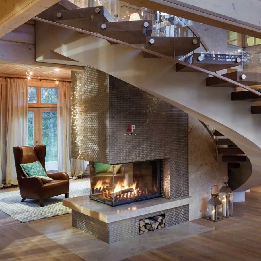 Ультрасовременное Шале интерьер