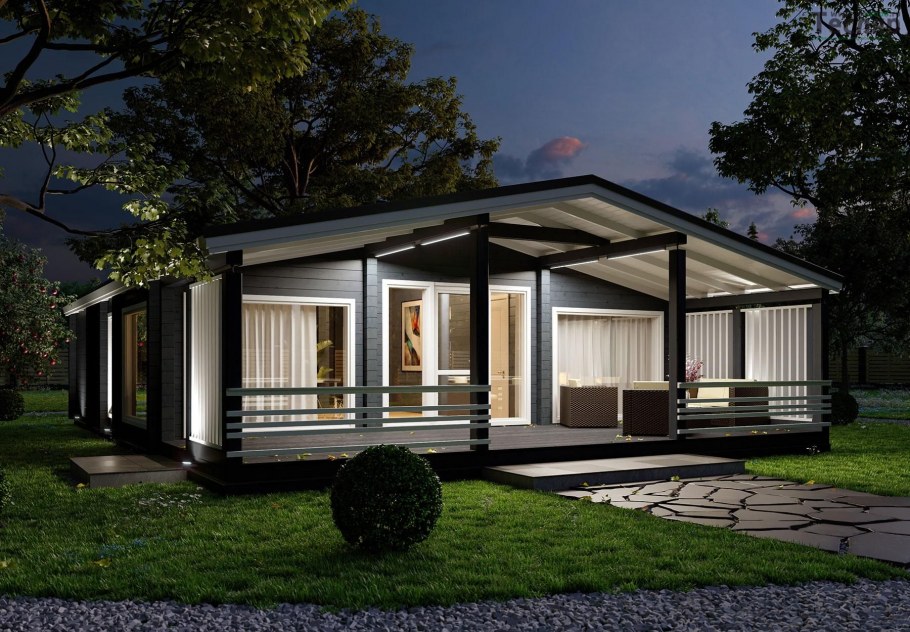 Одноэтажный ДУБЛЬДОМ