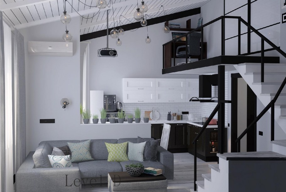 Мансардный этаж ЖК театральный парк