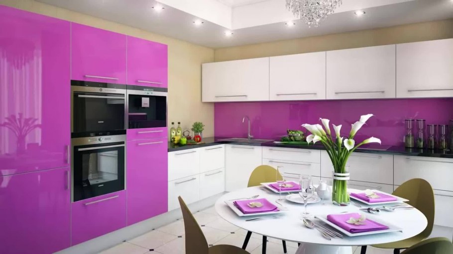 Яркая кухня