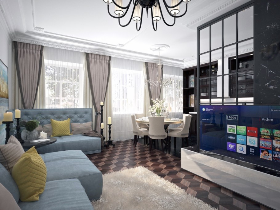 Современные интерьеры квартир 2021