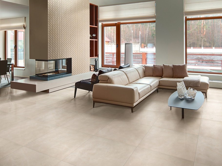 Керамогранит в гостиную