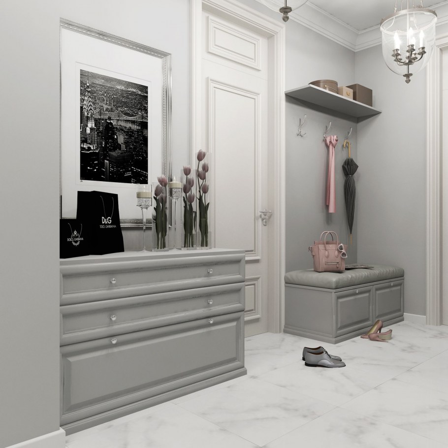 Прихожая икеа Неоклассика