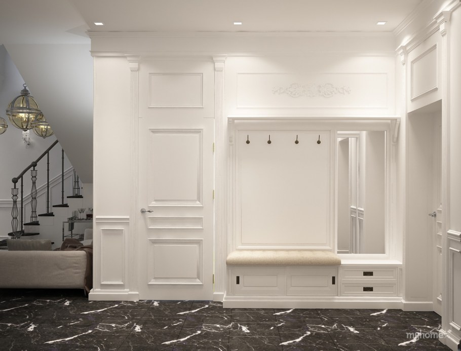 Маленькая прихожая Неоклассика