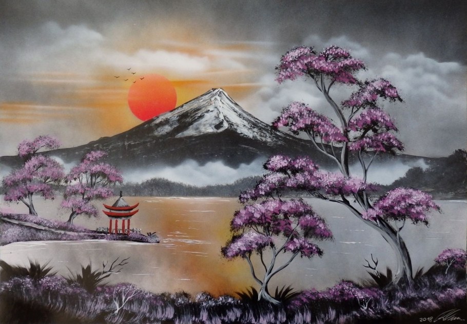 Ксилография японская живопись