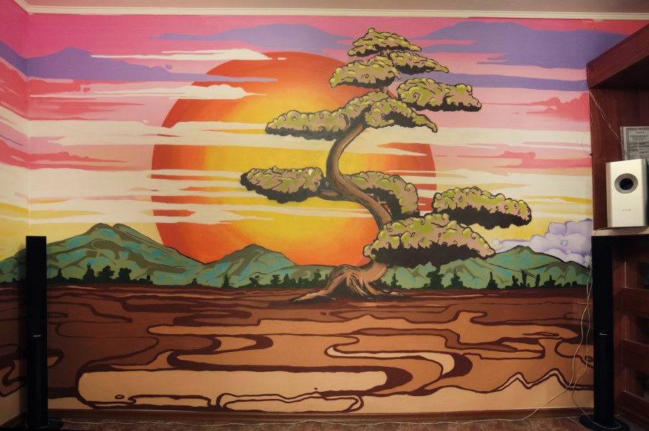 Япония город картины