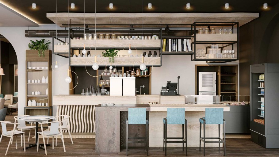 Шоколадница интерьер