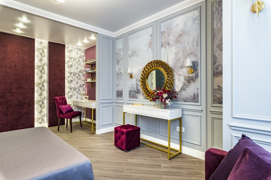 Золото в интерьере