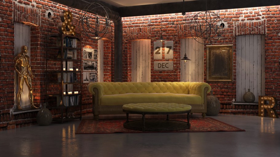 Лофт брутализм