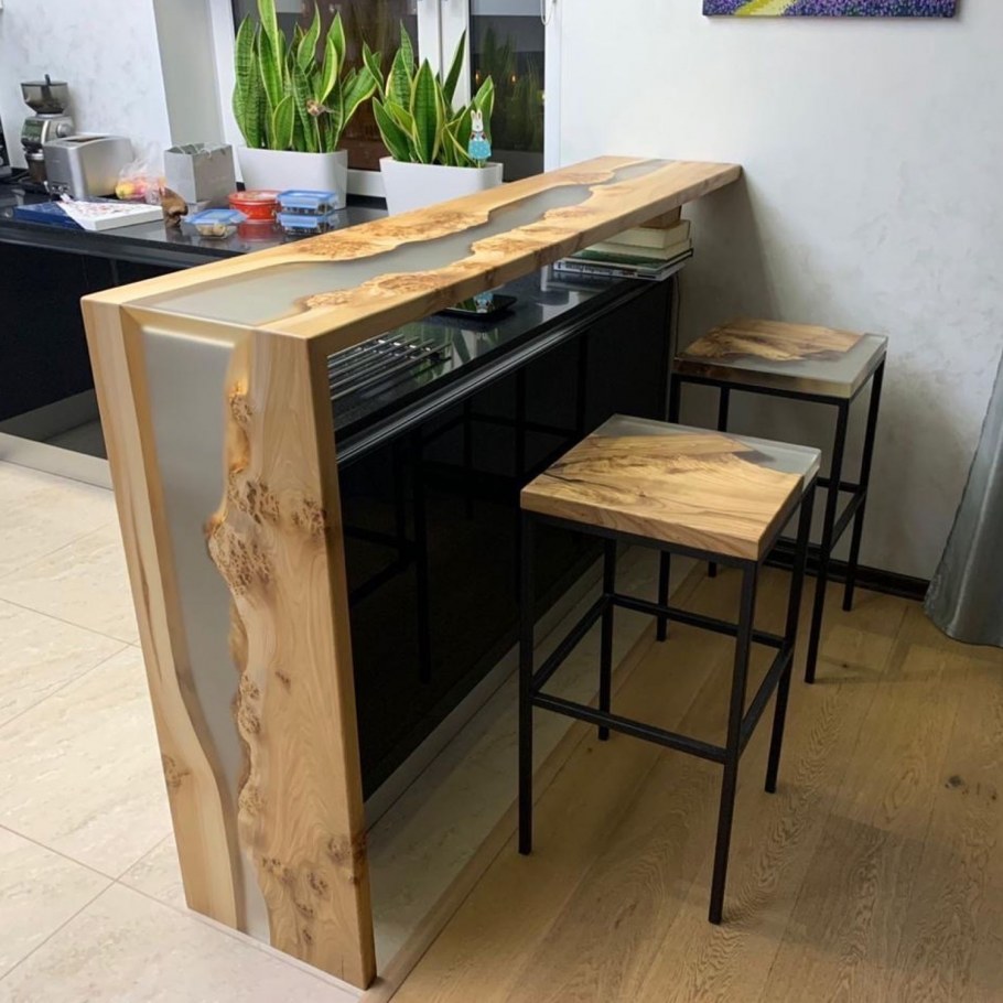 Кухни с барной стойкой