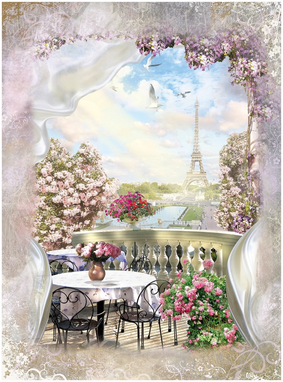 Фреска в пастельных тонах