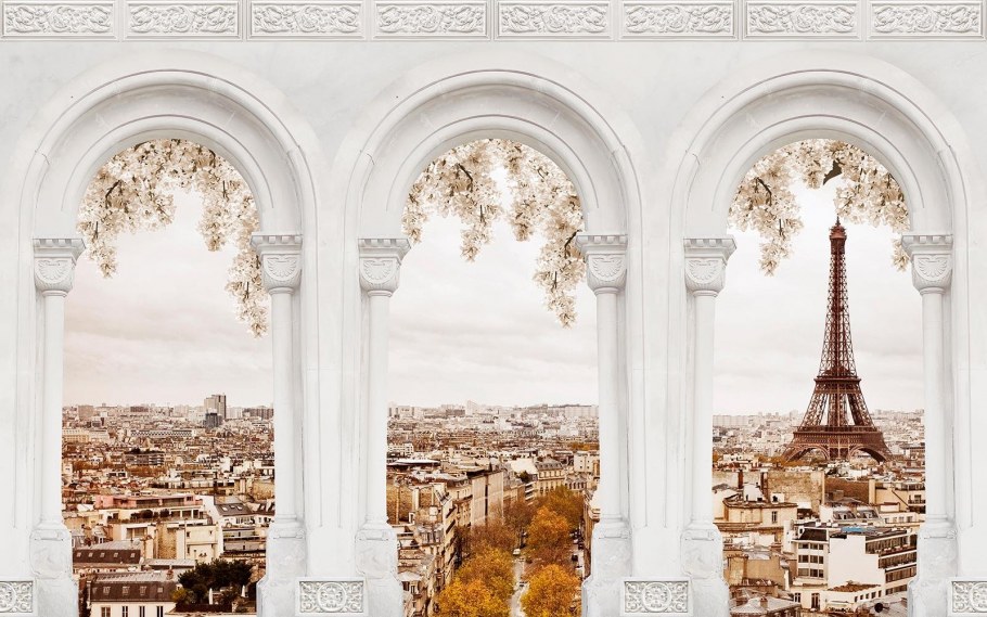 Фотообои в интерьере спальни