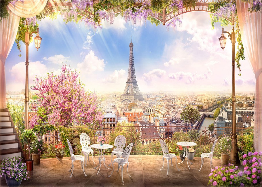 Фотообои в интерьере