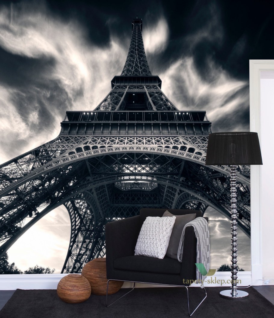 Фреска Париж Эйфелева башня