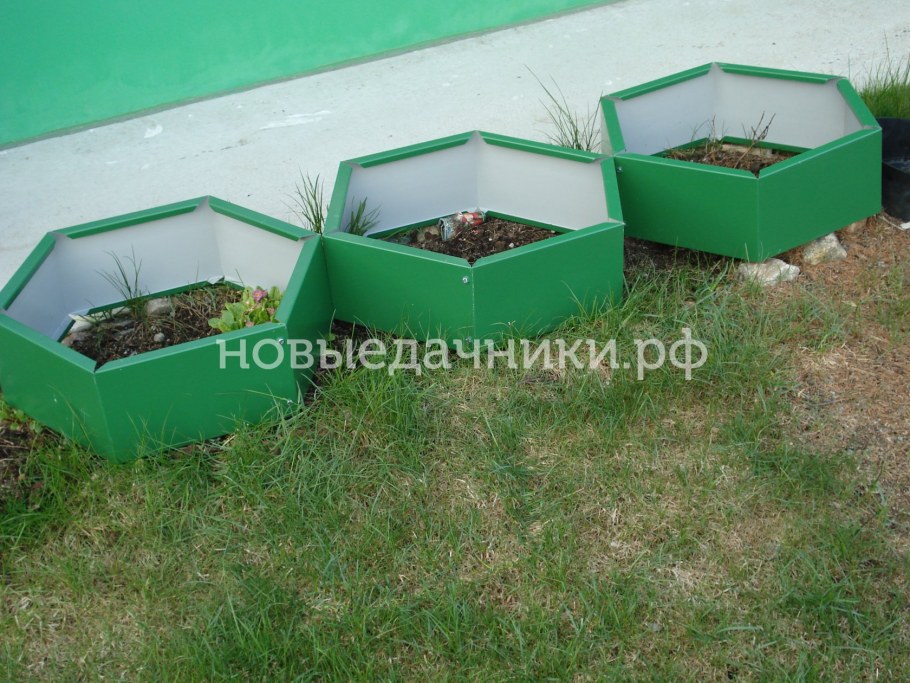 Металлические короба для грядок