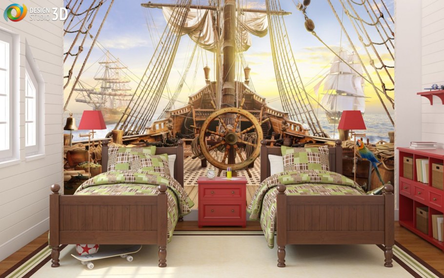 Детская комната в стиле корабля