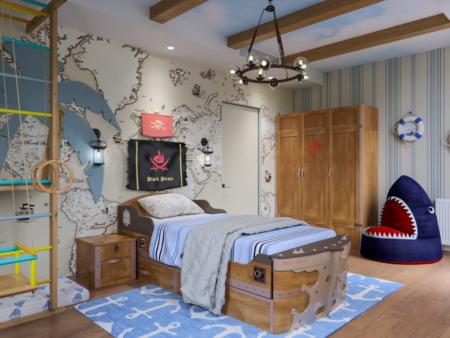 Комната в пиратском стиле