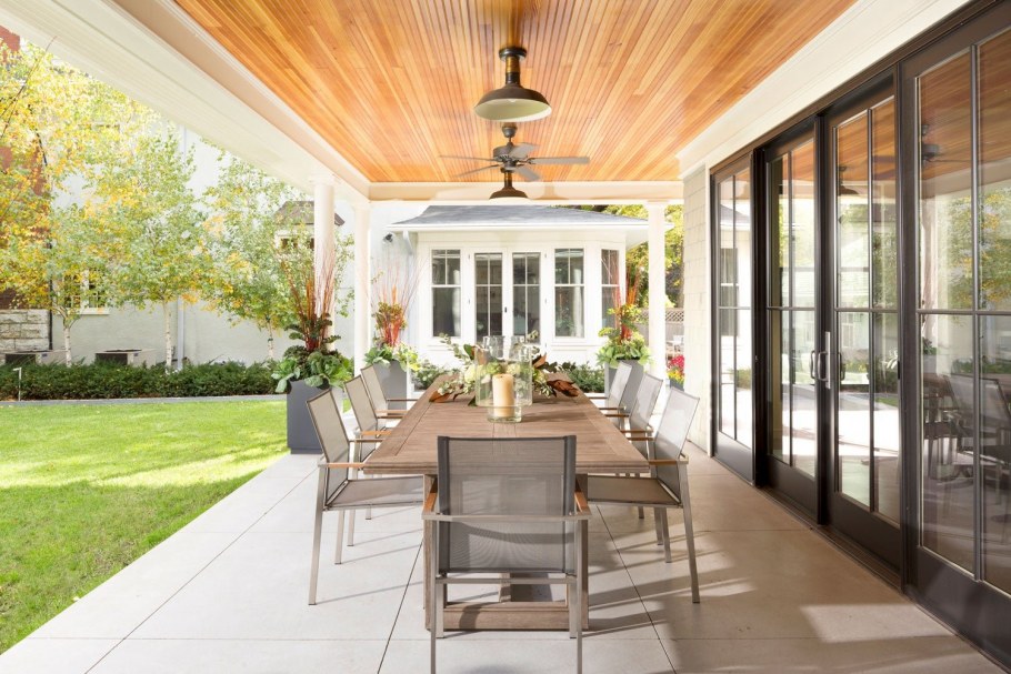 Терраса на крыше в современном стиле