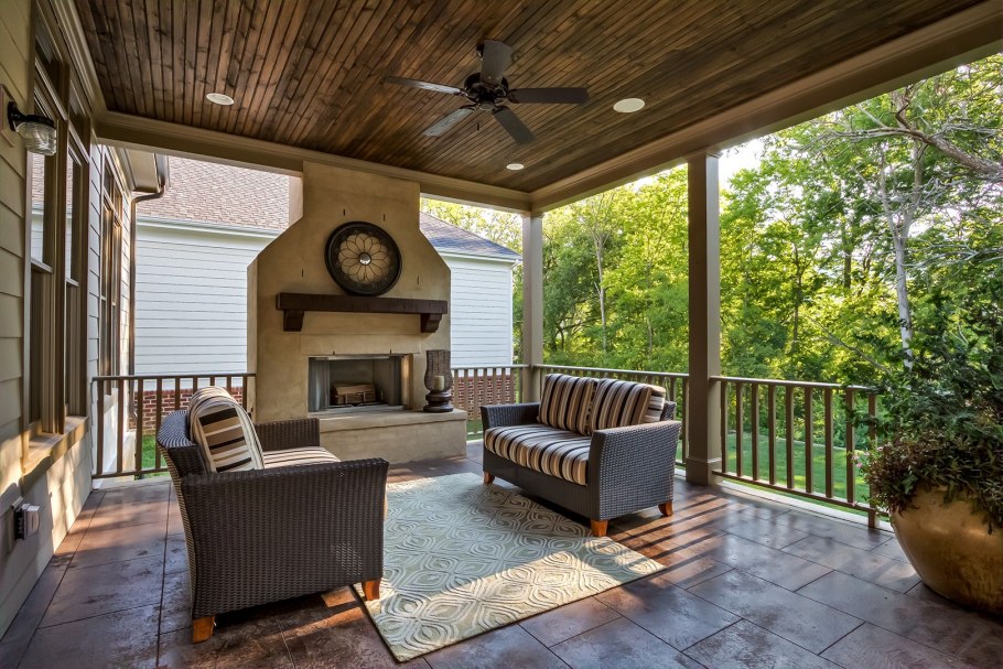 Терраса в стиле Барн