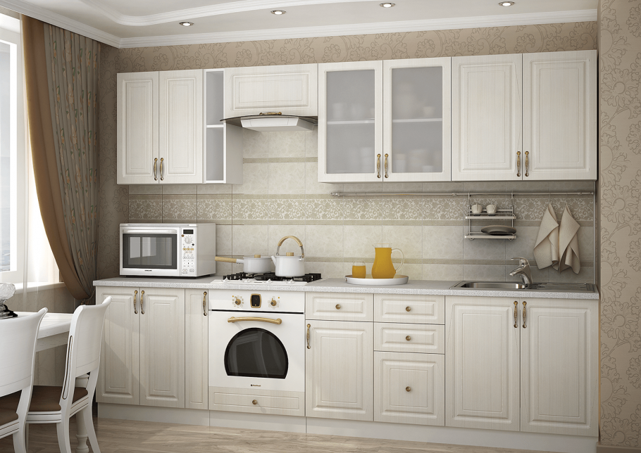 Кухня Юлия Стендмебель Сандал белый