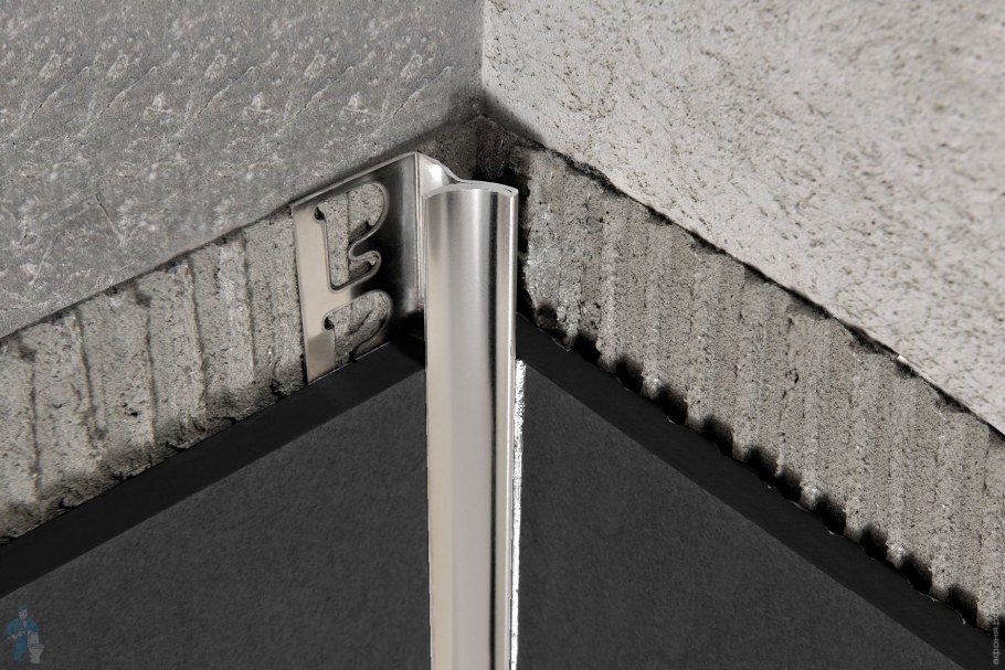 Профиль для плитки нерж. Сталь 9 мм, 2,7 м (к-10нс-2700-001)