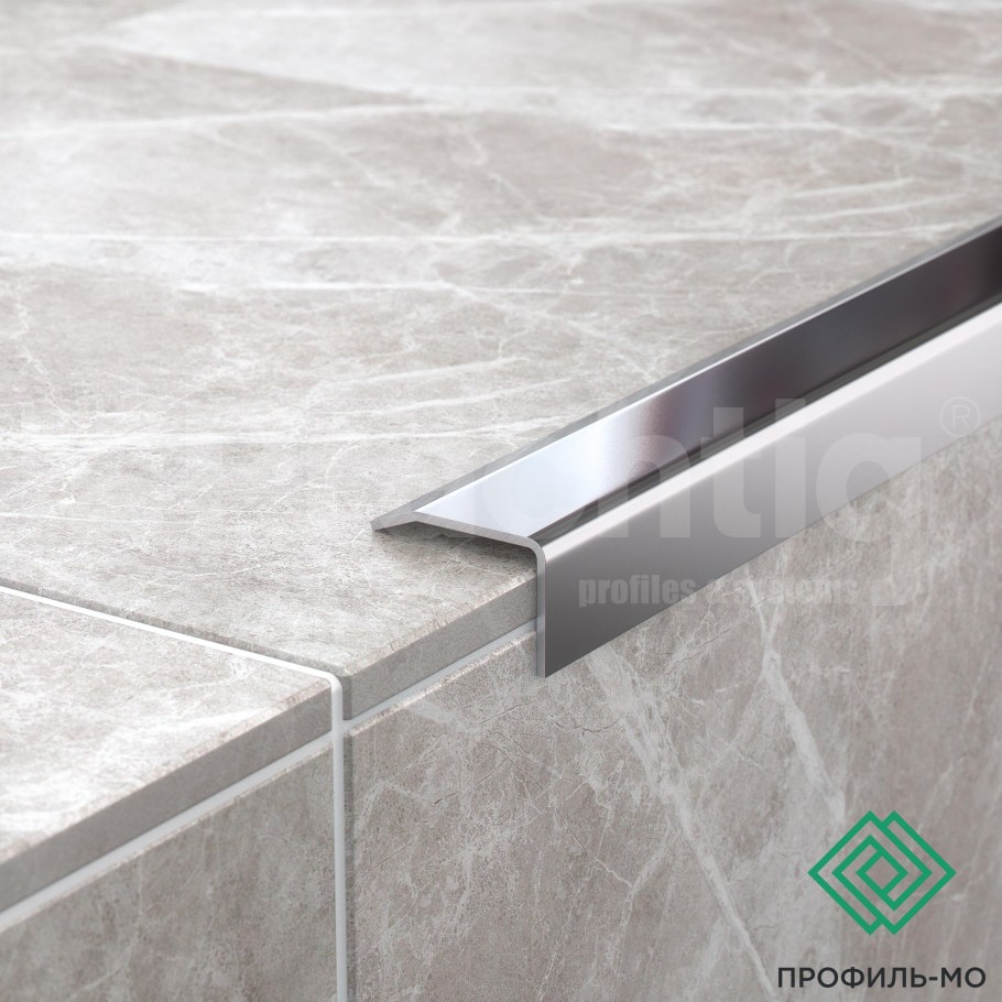 Уголок для плитки нержавейка