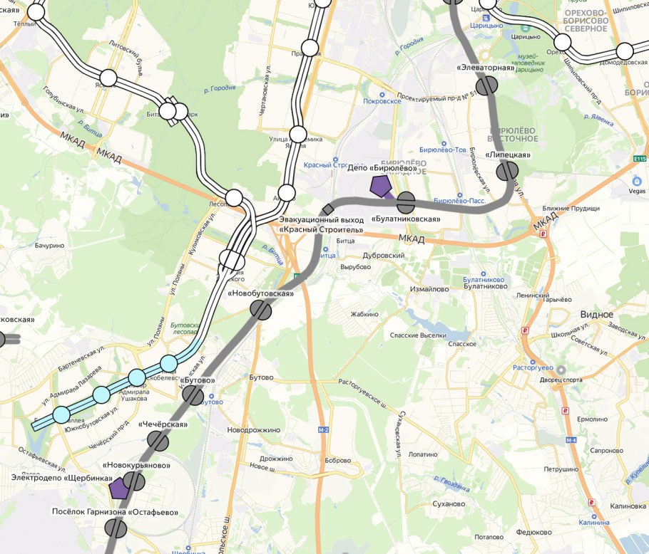 Юго-Восточная хорда Битца