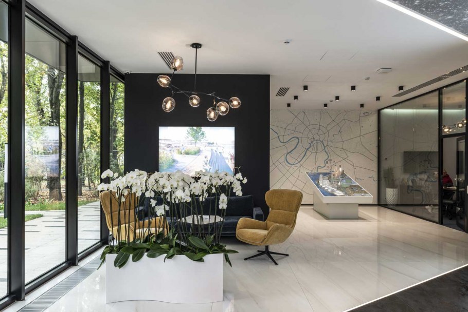 Южная квартира в серо голубых тонах