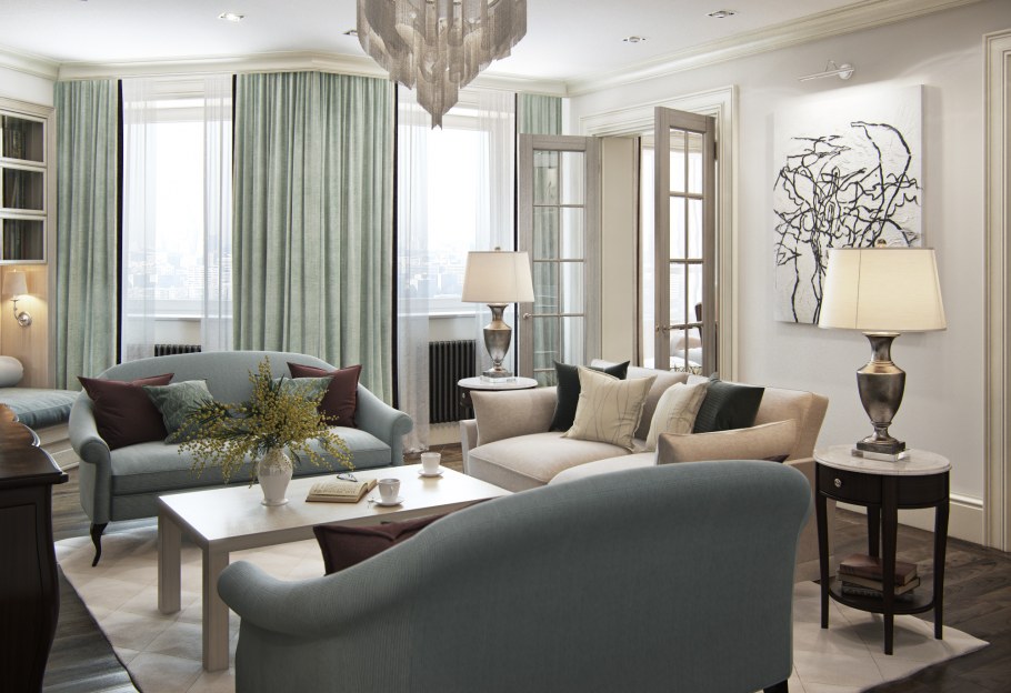 Офис продаж застройщика интерьер