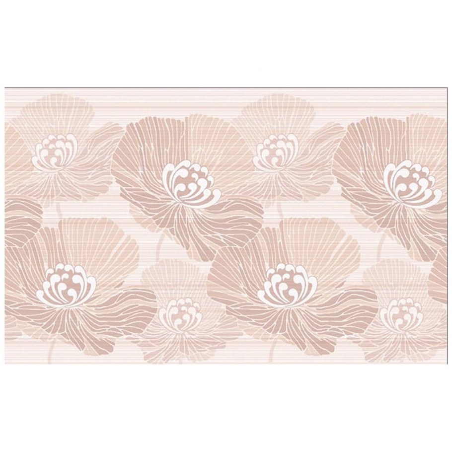 Керамическая плитка настенная нефрит-керамика Эрмида бежевая 40х25 см