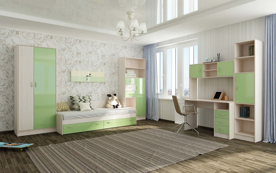 Кровать чердак Буратино Линаура