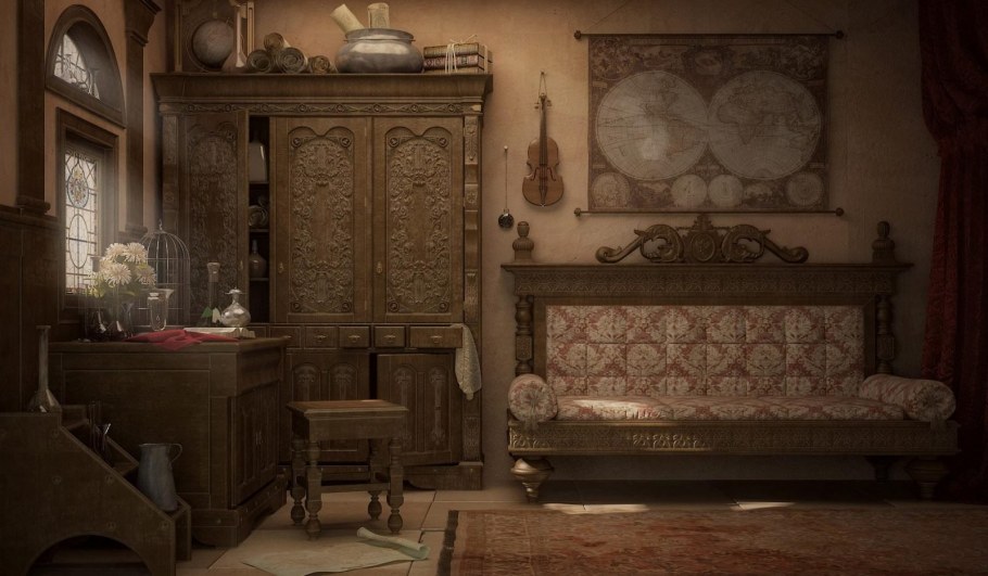 Старинная комната