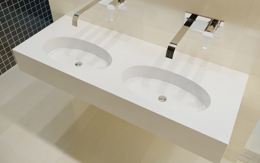 Двойная раковина для ванной 100