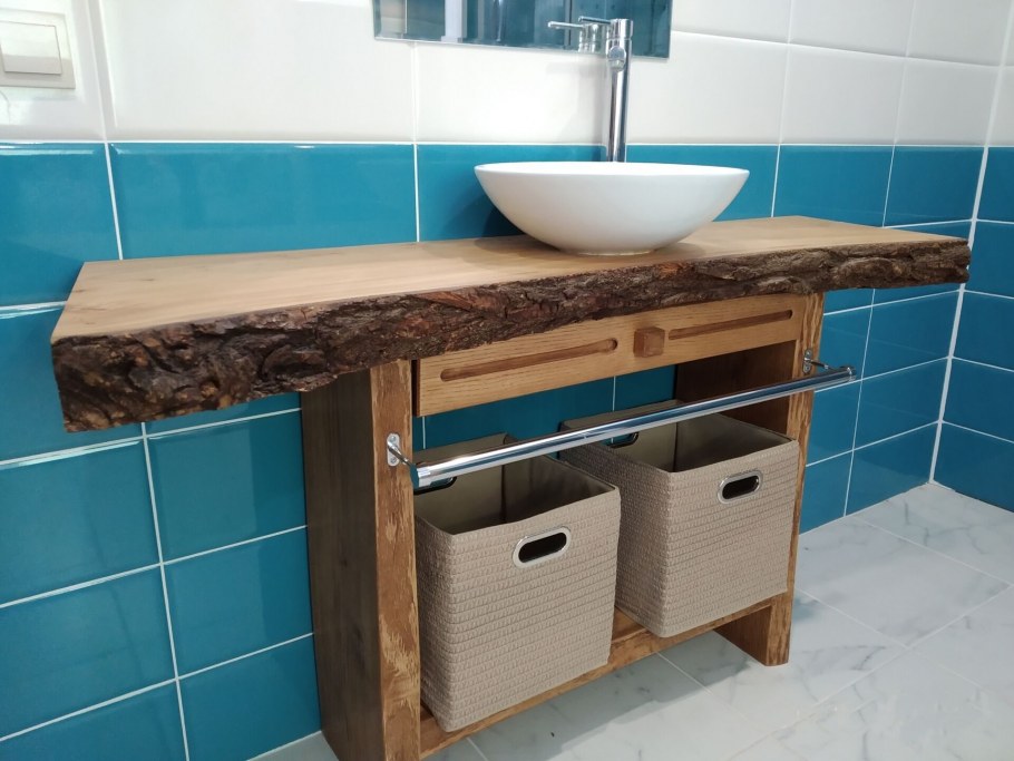 Тумба под раковину лофт 120х50