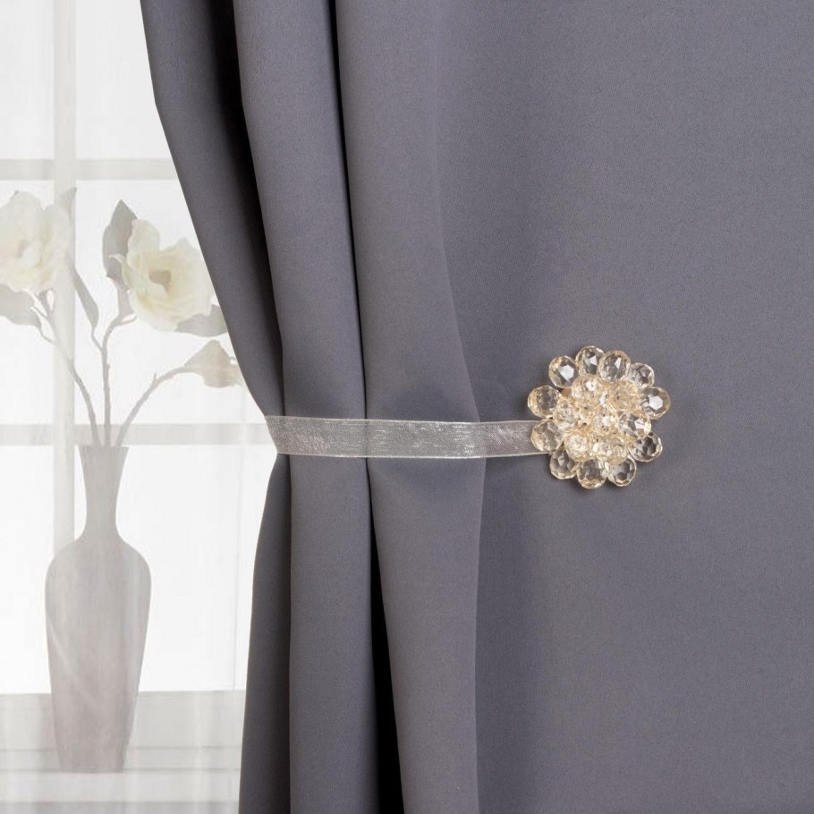 Подхваты из Шнуров плетеный бирюзового цвета