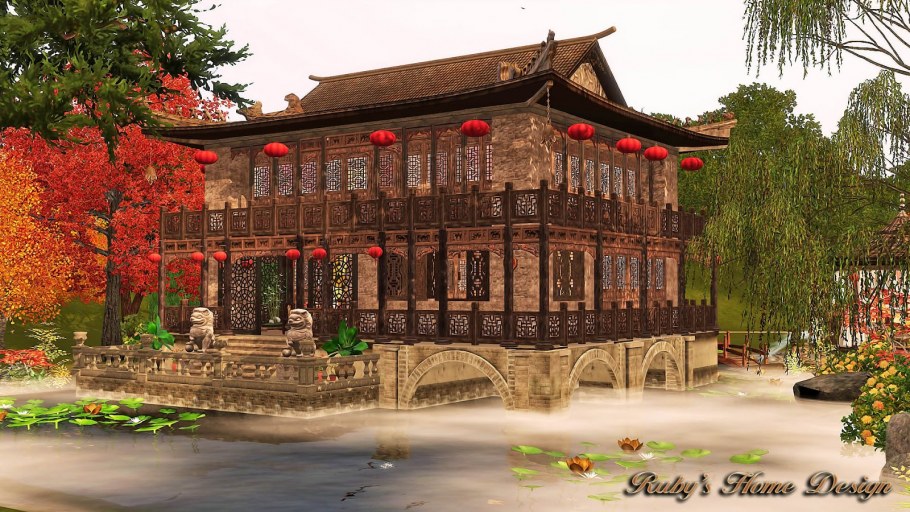 Беседка в китайском стиле