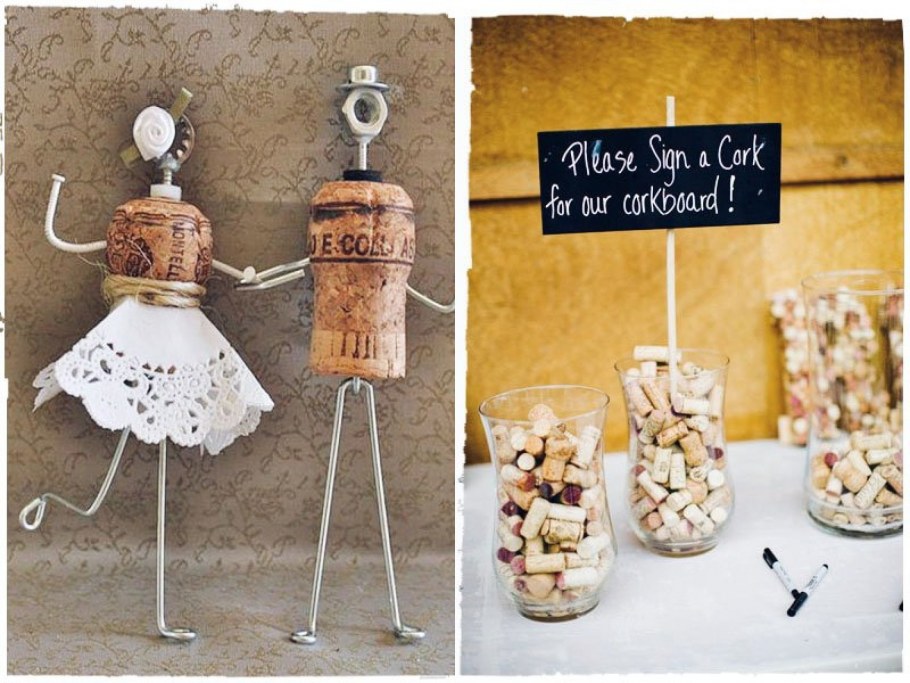 Креатив из винных пробок