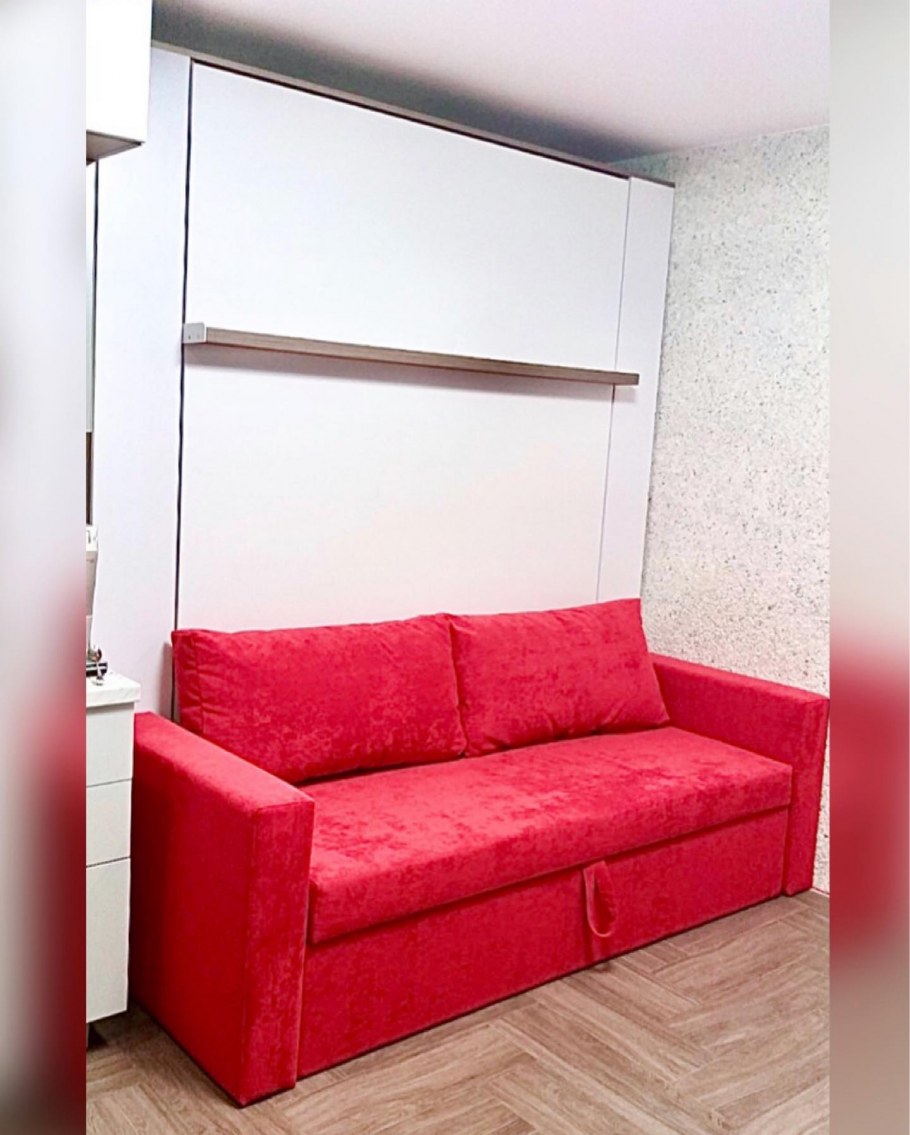 Шкаф-кровать трансформер с диваном Smarti Camelia