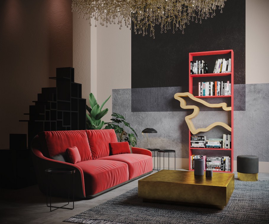 Креативный стеллаж