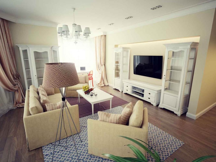 Дизайн проект интерьера двухкомнатной квартиры