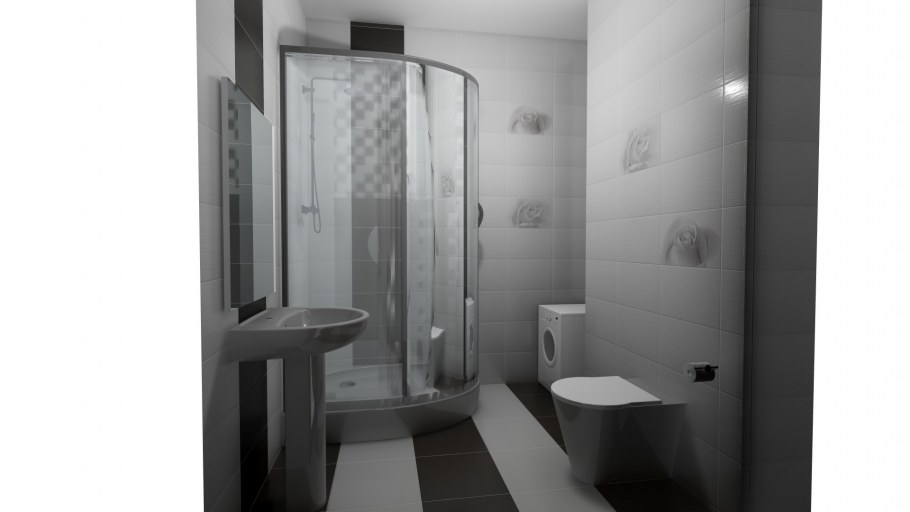 Камелия черн 03 декор 25x40